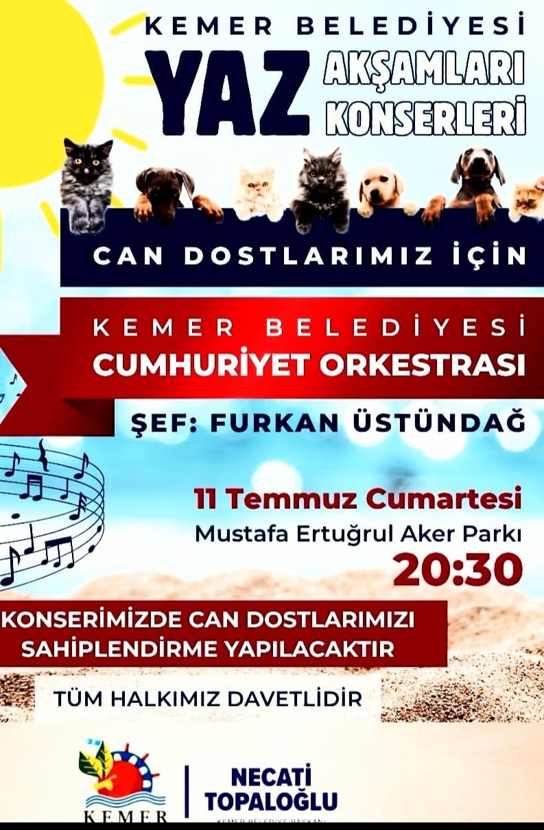 Kemer Belediyesi Yaz Akşamları Konserleri